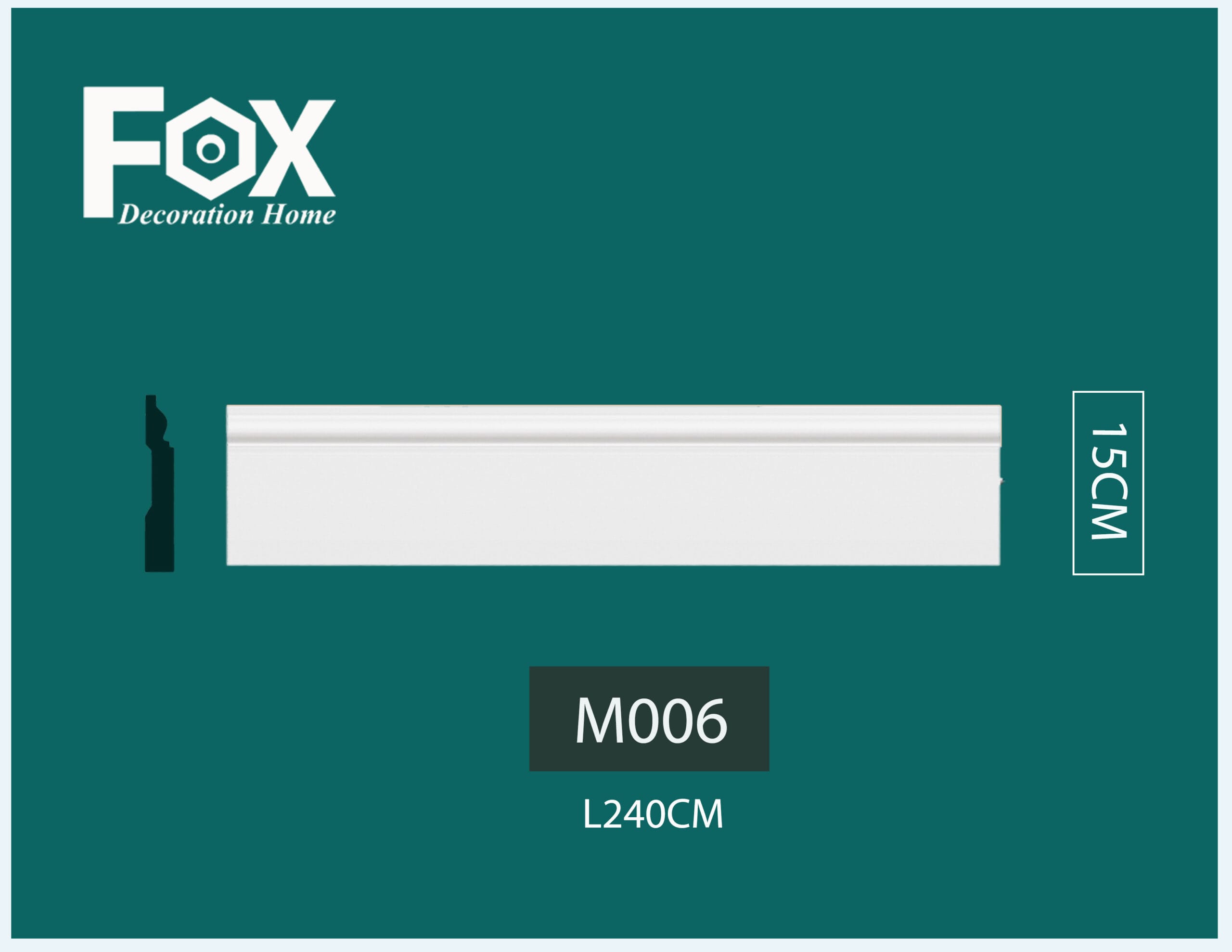 وزر فيوتك ارضيات (M006)-الابعاد:240*15 cm - فوكس ايجيبت جروب