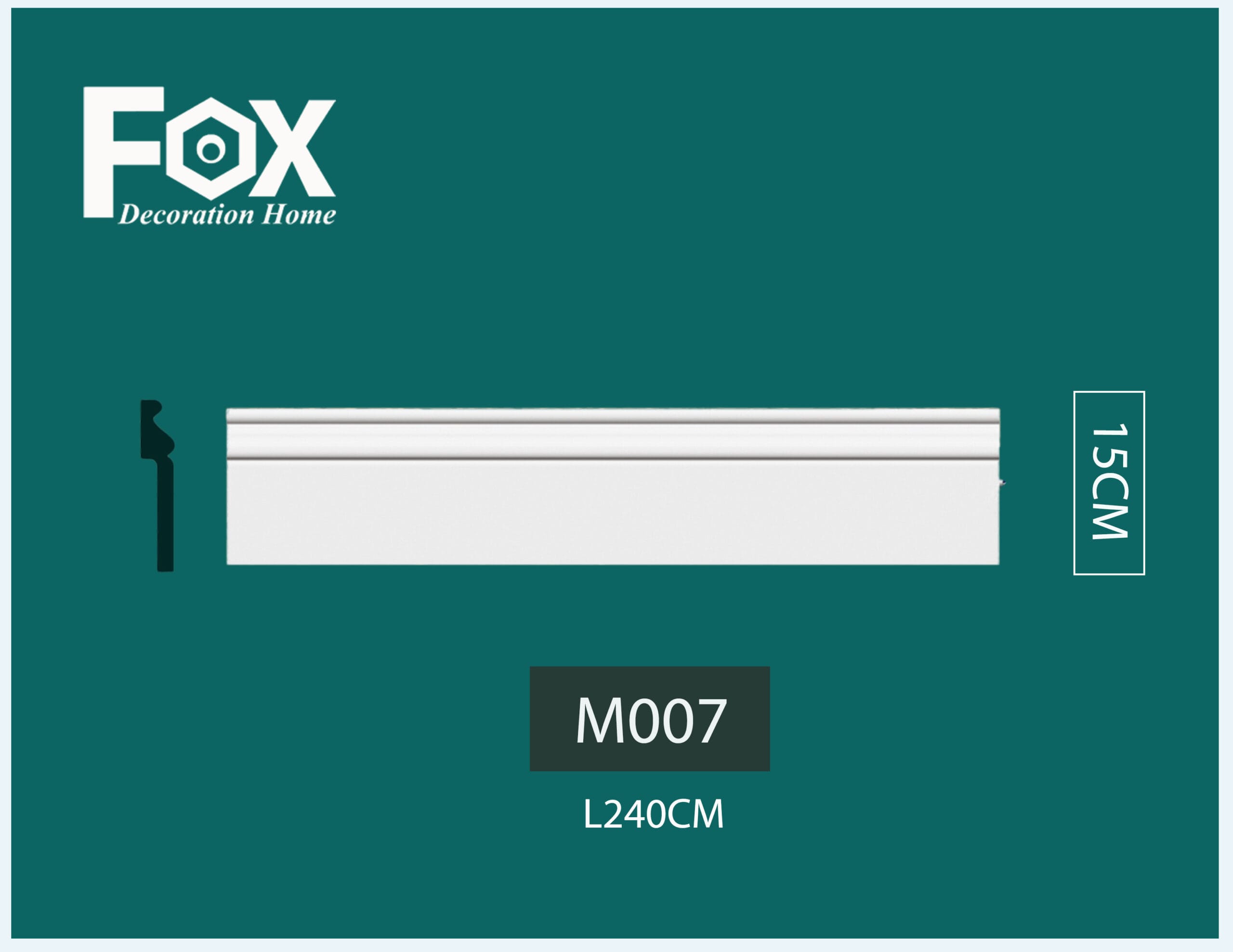 وزر فيوتك ارضيات (M007)-الابعاد:240*15 cm | Fox Group Egypt